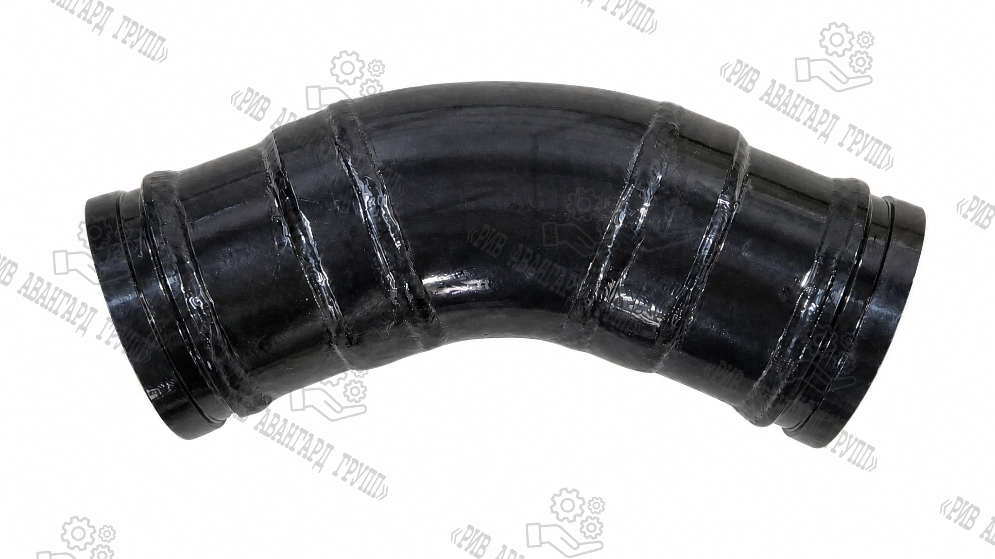 Колено бетоновода DN125 R275 45⁰ 530S, TWIN WALL, BLACK - series