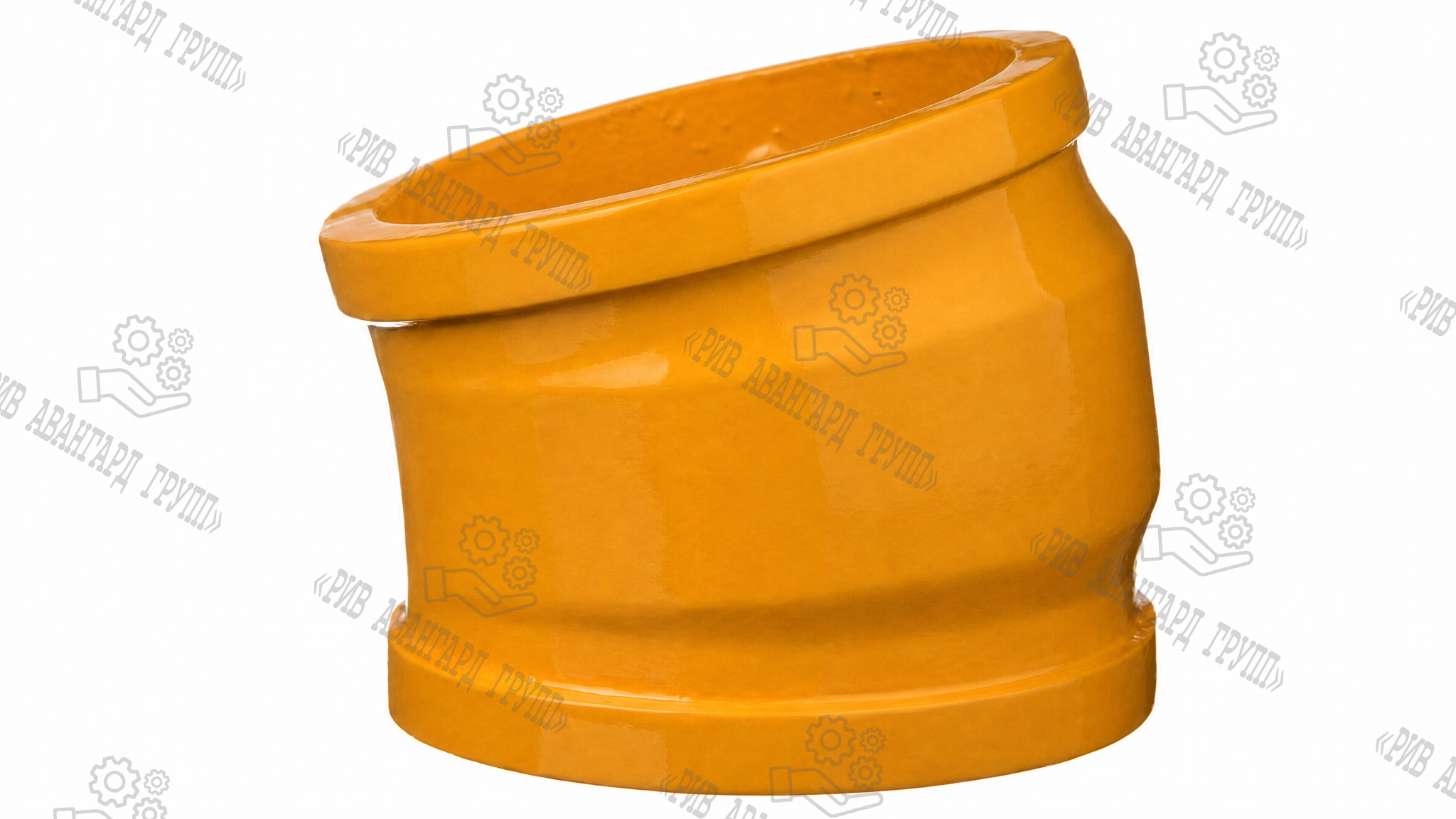 Колено бетоновода DN 125 R 275 15⁰, усиленное, стенка 12мм, 4.1кг, HEAVY DUTY
