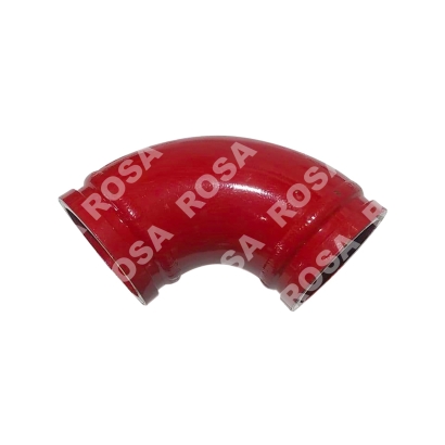 Угол бетоновода DN125*R180*90 двухслойный (повышенной прочности)