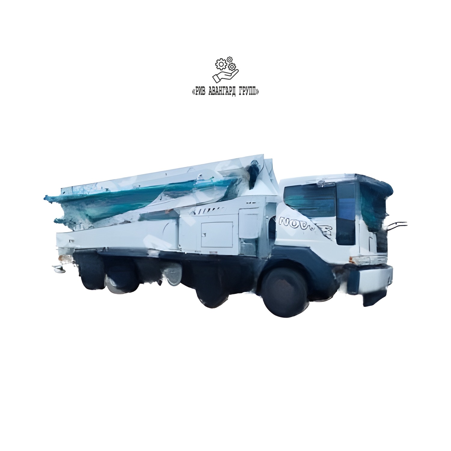 Автобетононасос KCP 48ZX170 на шасси DAEWOO NOVUS CR9C8 8х4