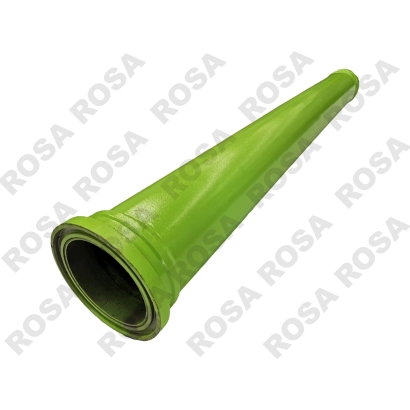 Разгонная труба Zoomlion DN180-150 (230-205 мм) папа ZX-ZX / 1200 мм (литье)