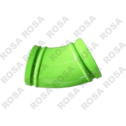 Угол бетоновода Zoomlion DN125*R240*9 двухслойный