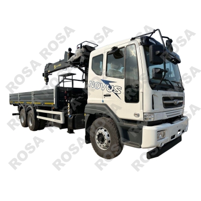 Бортовой с КМУ на шасси DAEWOO NOVUS CL4D3 6x4 - SK-V816