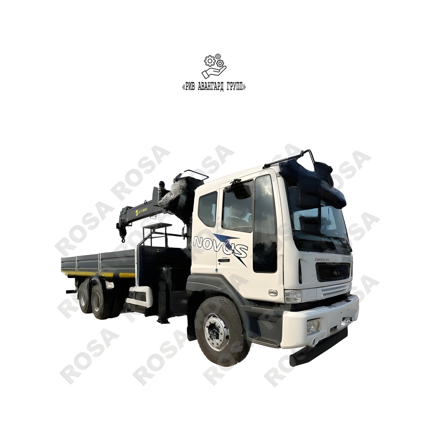 Бортовой с КМУ на шасси DAEWOO NOVUS CL4D3 6x4 - SK-V816