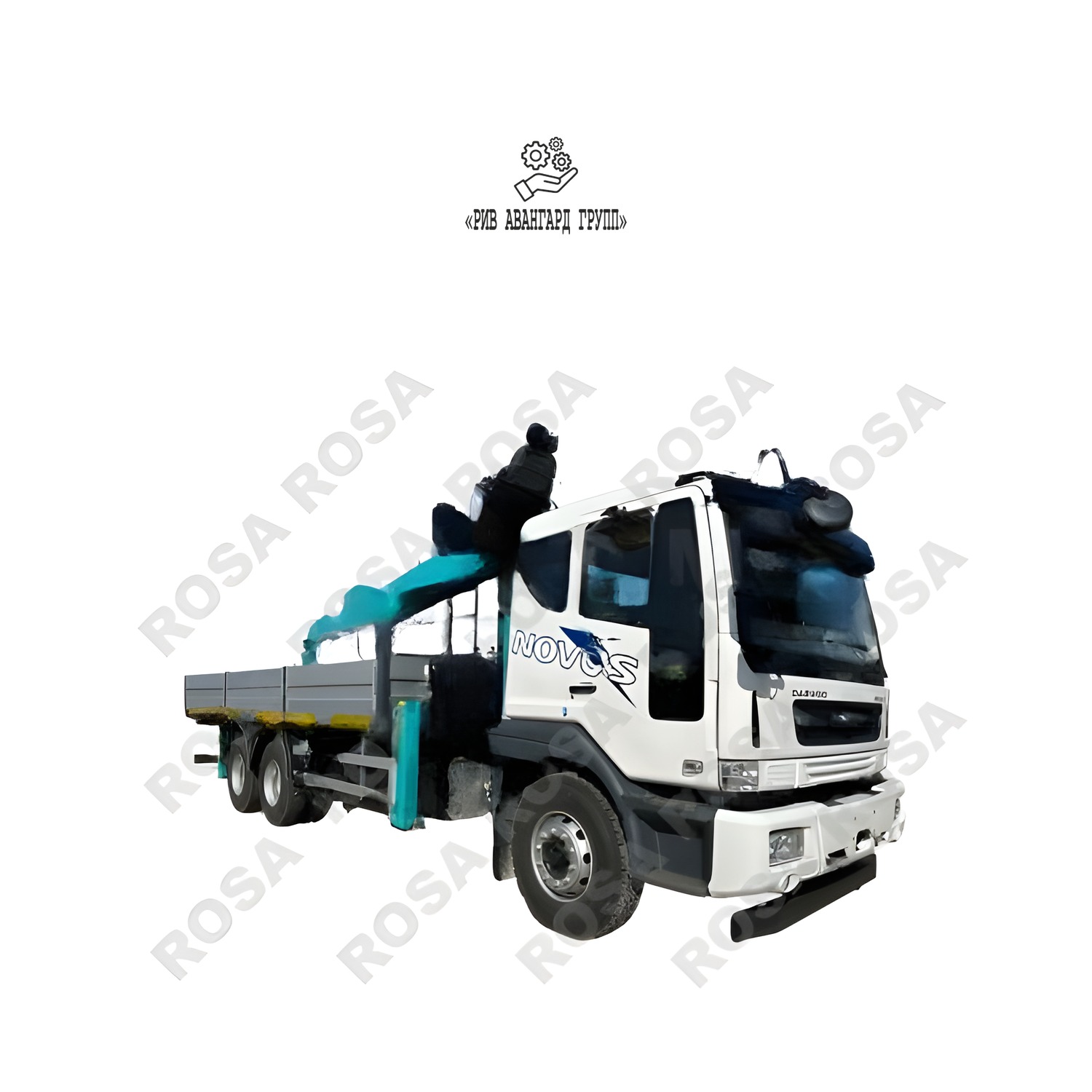 Бортовой с КМУ на шасси DAEWOO NOVUS CL8P7 6x4 - Hyundai Everdigm 8026S