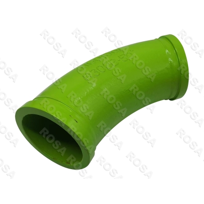 Угол бетоновода для Schwing DN125*R240*50 10150592 (10191805) (двухслойный)