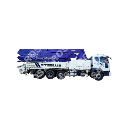Автобетононасос STEELUS SPT43Z5 на шасси DAEWOO NOVUS CL8KR 6x4 (+ ось) (Наб. Челны)