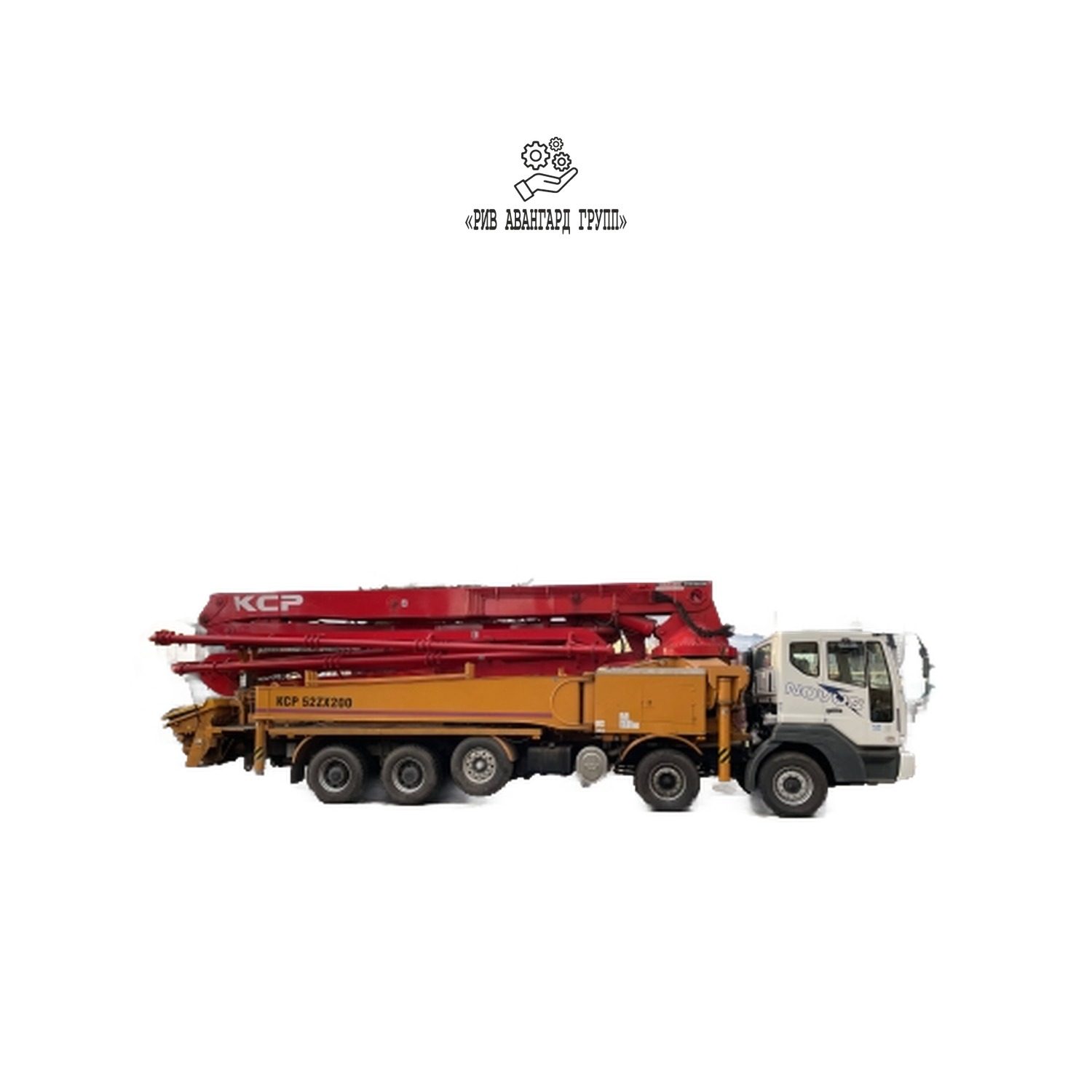 Автобетононасос KCP 48ZX170 (2005 г.) на шасси DAEWOO 8x4 (+ ось) (Новосибирск)