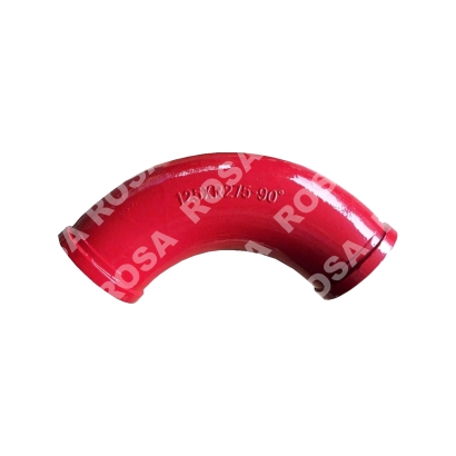 Угол бетоновода (колено, поворот) DN125*R275*90 (575 mm - 285 mm) (стац)