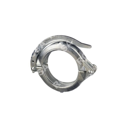 Хомут бетоновода DN125 (148 мм) рычажный (быстросъемный) (серебро) (стац)