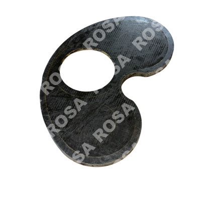 Шиберная плита для XCMG DN230 150003172 (Rock-шибер) (усиленный металл)