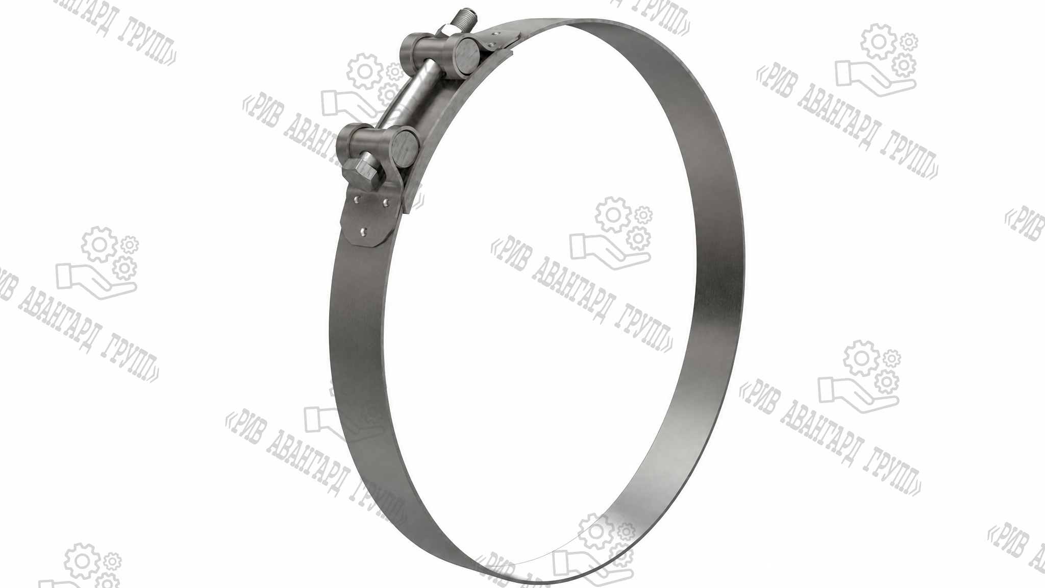 Хомут силовой шарнирный 213-226 28 мм OEM Clamps W1 AI-146