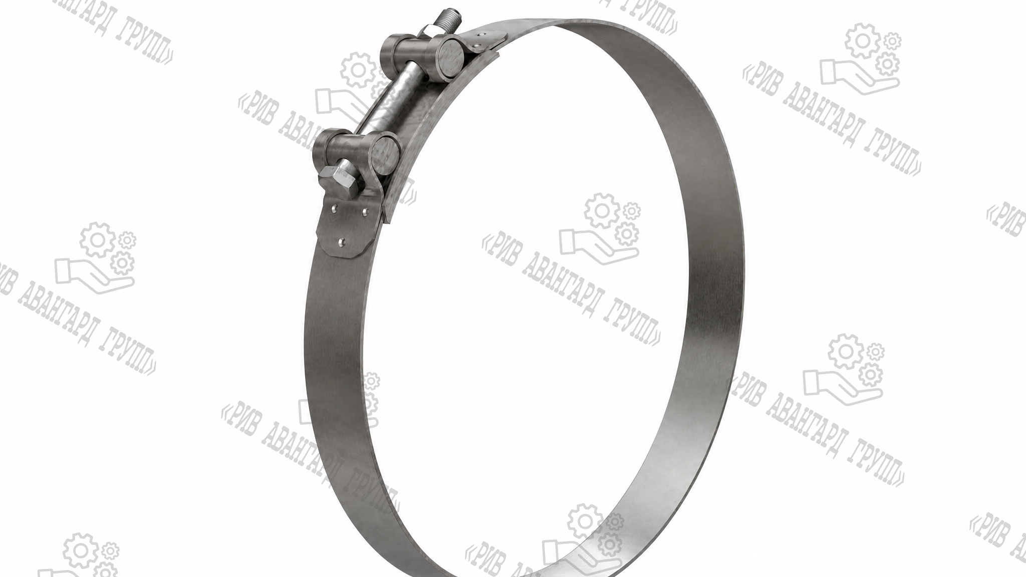 Хомут силовой шарнирный 431-434 28 мм OEM Clamps W1 AI-165