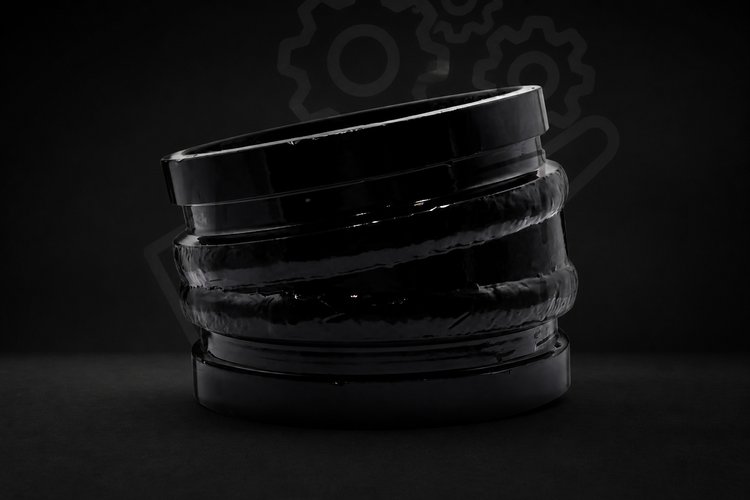 Колено бетоновода DN125 R275 15⁰, 900 серия, двухслойное,TWIN WALL